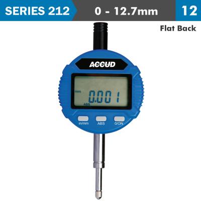 DIGITAL INDICATOR FLAT BACK 12.7MM/0.5' — image 1