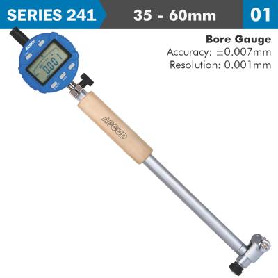 DIG. PRECISION BORE GAUGE 35-60MM 0.018MM ACC. 0.001MM GRAD. — image 1