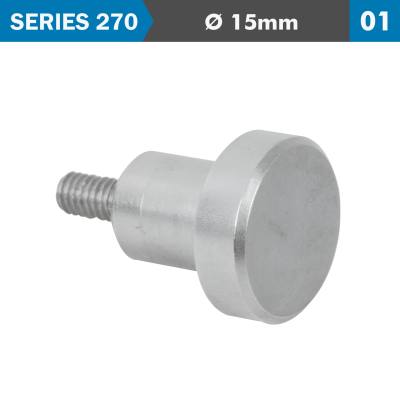 FLAT STEEL CONTACT POINT 15MM OD 10MM FOR IND — image 1