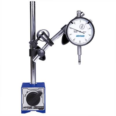 2PC MEASURING TOOL SET 25MM DIAL INDICATOR WITH MAGNETIC STAND — image 1