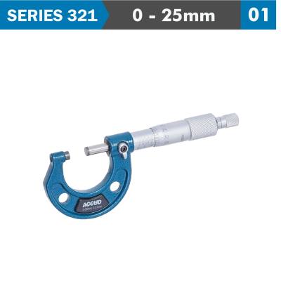 OUTSIDE MICROMETER 25MM 0.004MM ACC. 0.01MM GRAD. — image 1