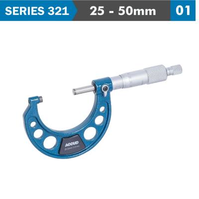 OUTSIDE MICROMETER 25-50MM 0.004MM ACC. 0.01MM GRAD. — image 1