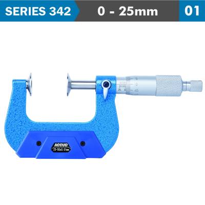 NON ROTATING SPINDLE DISK MICROMETER 0-2 — image 1