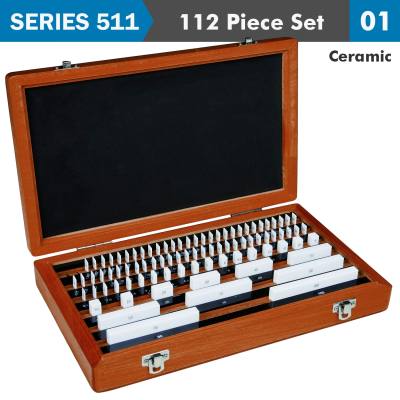 CERAMIC GAUGE BLOCK SET ISO3650 GRADE 1 112PC — image 1