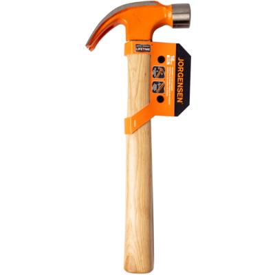 PONY HAMMER CLAW HICKORY 16OZ  280MM WOODEN HANDLE — image 1