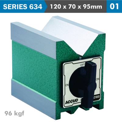 MAGNETIC V-BLOCK 120X70X95MM 96KGF — image 1