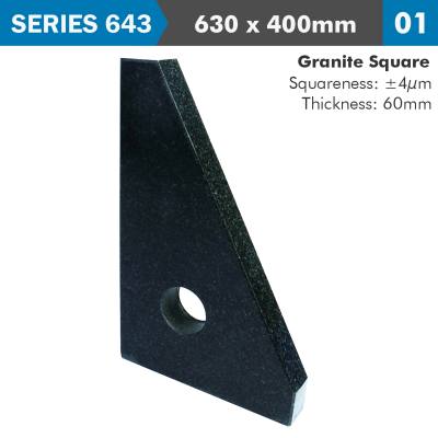 GRANITE SQUARE 630X400MM — image 1