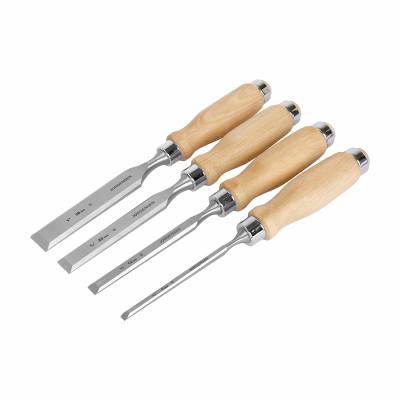 JORGENSEN 4PC WOOD CHISELS SET INCL. 1/4'/ 1/2” / 3/4' / 1” CHISEL — image 1
