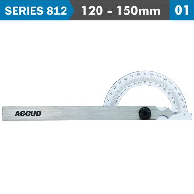 PROTRACTOR 120X 150MM 180 DEG. 0.3 DEG ACC. 1 DEG. GRAD. — image 1