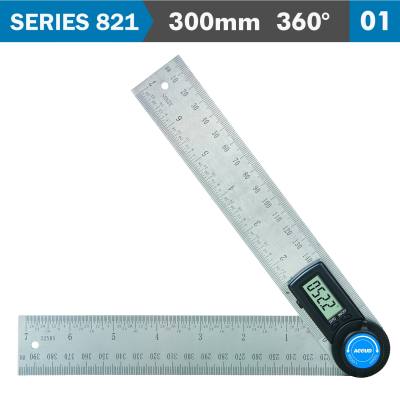 DIGITAL PROTRACTOR BLADE 300MM 360 DEG. 0.3 DEG. ACC. 0.1 DEG. RES. — image 1