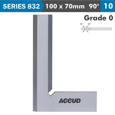 BEVELED EDGE SQUARE 90 DEG. GRADE 0 100X70MM — image 1