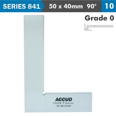 FLAT EDGE SQUARE 90 DEG. GRADE 0 50X40MM — image 1