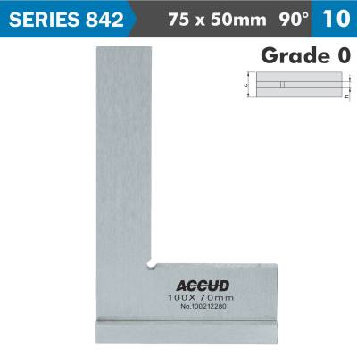 FLAT EDGE SQUARE 90 DEG. WIDE BASE 75x50MM DIN875 — image 1