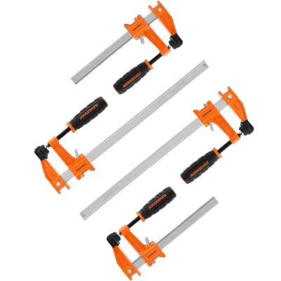 JORGENSEN MEDIUM DUTY STEEL BAR CLAMP 4PC SET 2 X 150MM & 2 X 305MM — image 1