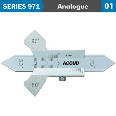 WELDING GAUGE 0-8MM/0-20MM/ 60,70,80,90DEG. — image 1