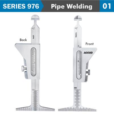 PIPE WELDING GAUGE 7 X MEASURING APPL. 35,45,60,30,1.6,2.4MM, 37.5DEG. — image 1