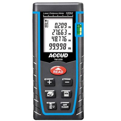 LASER DISTANCE METER 2X1.5V AAA BAT. 1MM RES 1.5MM ACC. 0.1M-100M RANG — image 1