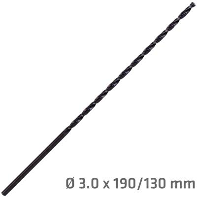 HSS DRILL BIT 3MM 190 X 130 EXTRA LONG — image 1