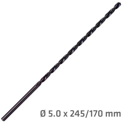 HSS DRILL BIT 5MM 245 X 170 EXTRA LONG — image 1