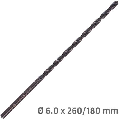 HSS DRILL BIT 6MM 260 X 180 EXTRA LONG — image 1