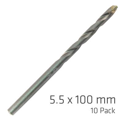 MASONRY DRILL BIT LONG LIFE 5.5 X 100MM 10PACK — image 1