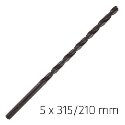 HSS DRILL BIT 5MM 315X210MM EXTRA LONG — image 1
