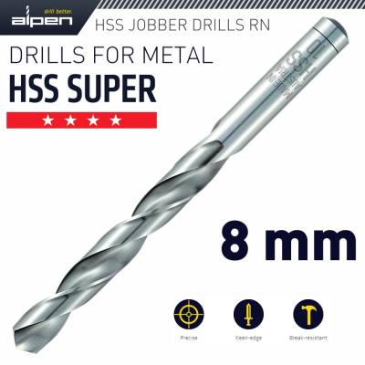 HSS SUPER DRILL BIT 8MM — image 1