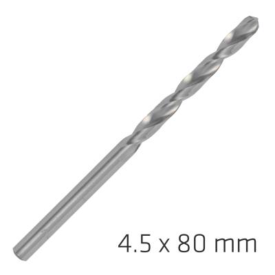 ALPEN PRO HSS 4.5MM DRILL DIN 338 RN 135 SPLIT POINT PLASTIC WALLET  ( — image 1