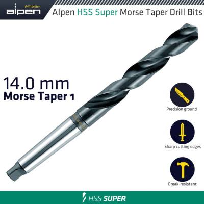 HSS SUPER 14MM MORSE TAPER 1 SHANK — image 1