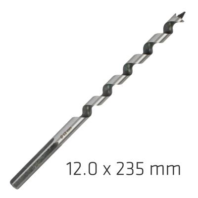 WOOD AUGER DRILL BIT 12X 235MM — image 1