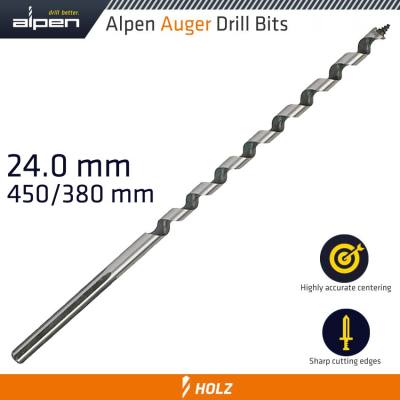 WOOD AUGER DRILL BIT 24 X 450MM — image 1
