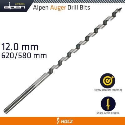 WOOD AUGER DRILL BIT 620 X 580 12MM — image 1