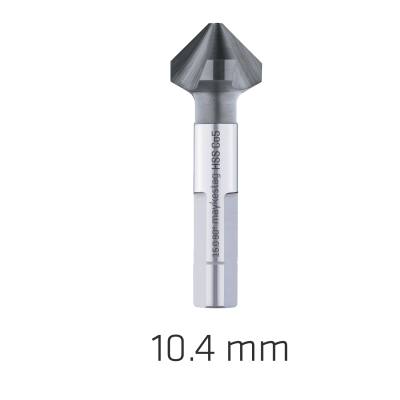 HSS-ECO5 COUNTERSINK 90  10.4 DIN 335 SHAPEC 3-SURFACE SHANK ALUNIT CO — image 1