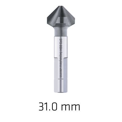 HSS-ECO5 COUNTERSINK 90  31.0 DIN 335 SHAPEC 3-SURFACE SHANK ALUNIT CO — image 1