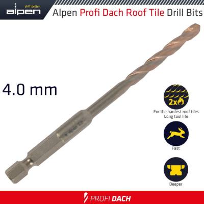 ROOF TILE DRILL BIT 4.0MM BULK — image 1