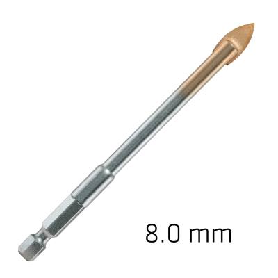 GLASS AND TILE DRILL BIT 8MM — image 1