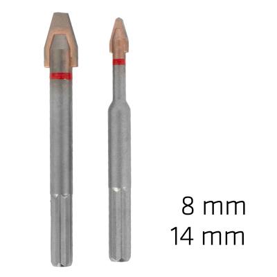 PORCELAIN C PROTECTOR DRILL BITS 14.0MM-8.0 MM — image 1