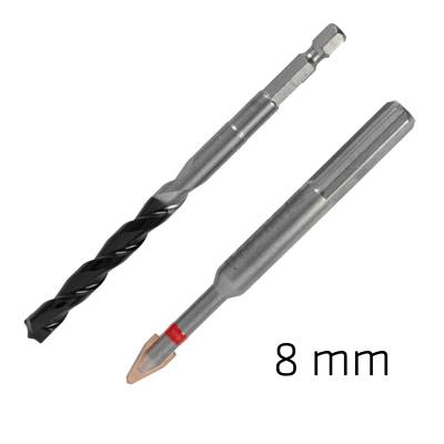 8.0MM PORCELAIN & CONCRETE C PROTECTOR DRILL BIT SET TILE — image 1