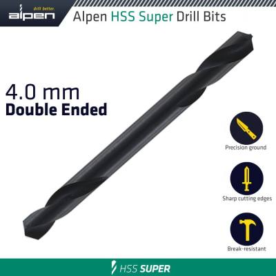HSS SUPER DRILL BIT DOUBLE ENDED 4.0MM 1/PACK — image 1