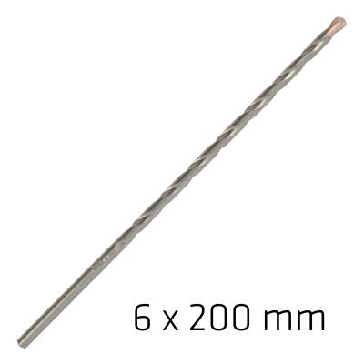 MASONRY BIT LONG LIFE 6 X 200MM — image 1