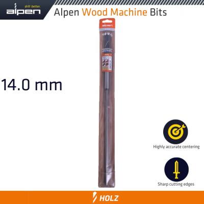 WOOD MACHINE DRILL BIT 14MM X 400MM — image 1