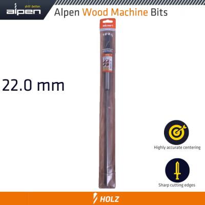 WOOD MACHINE DRILL BIT 22MM X 400MM — image 1