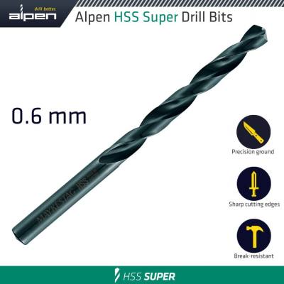 HSS SUPER DRILL BIT 0.6MM BULK — image 1