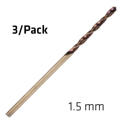 HSS SPRINT MASTER  1.5MM X3 SLEEVED DIN338 ALPEN DRILL BIT — image 1