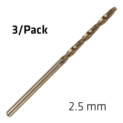 HSS SPRINT MASTER  2.5MM X3 SLEEVED DIN338 ALPEN DRILL BIT — image 1