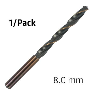 HSS SPRINT MASTER  8.0MM X1 SLEEVED DIN338 ALPEN DRILL BIT — image 1