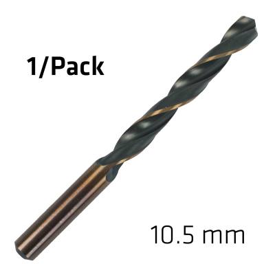 HSS SPRINT MASTER  10.5MM X1 SLEEVED DIN338 ALPEN DRILL BIT — image 1