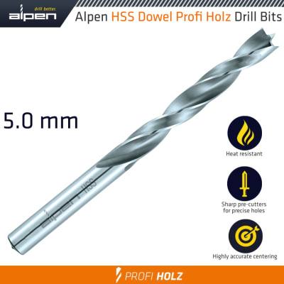 WOOD DRILL BIT PROFI HSS 5MM — image 1