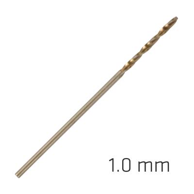 HSS SPRINT MASTER 1.0MM 10-PACK HANG TAG DIN 338 ALPEN DRILL BITS — image 1