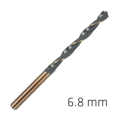 HSS SPRINT MASTER 6.8MM 10-PACK HANG TAG DIN 338 ALPEN DRILL BITS — image 1